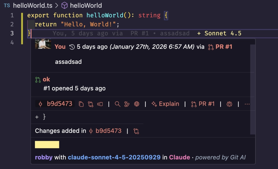 git ai vscode git ai vscode
